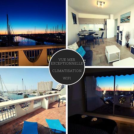 Classe 3 Etoiles - Magnifique Vue Sur Le Port - Wifi Et Clim La Grande-Motte Zewnętrze zdjęcie